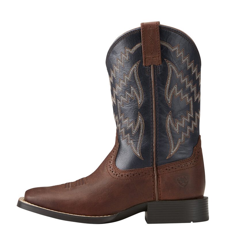 Ariat Western: Tycoon Botas Western Niños - Marrones (BJNQF5823)